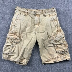 Jetlag Cargo Shorts Mens 31 Tan Good Ripstop Utility Multi Pocket Paratrooper